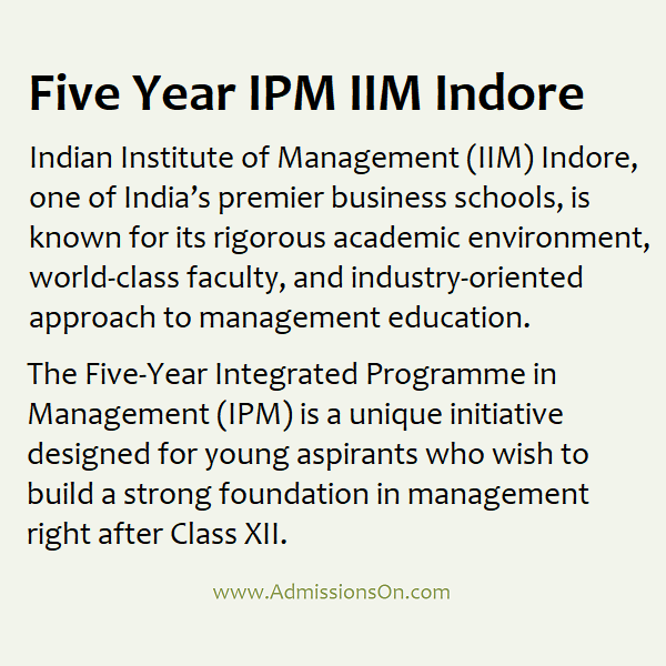 IPMAT 2025 Exam Date and other details